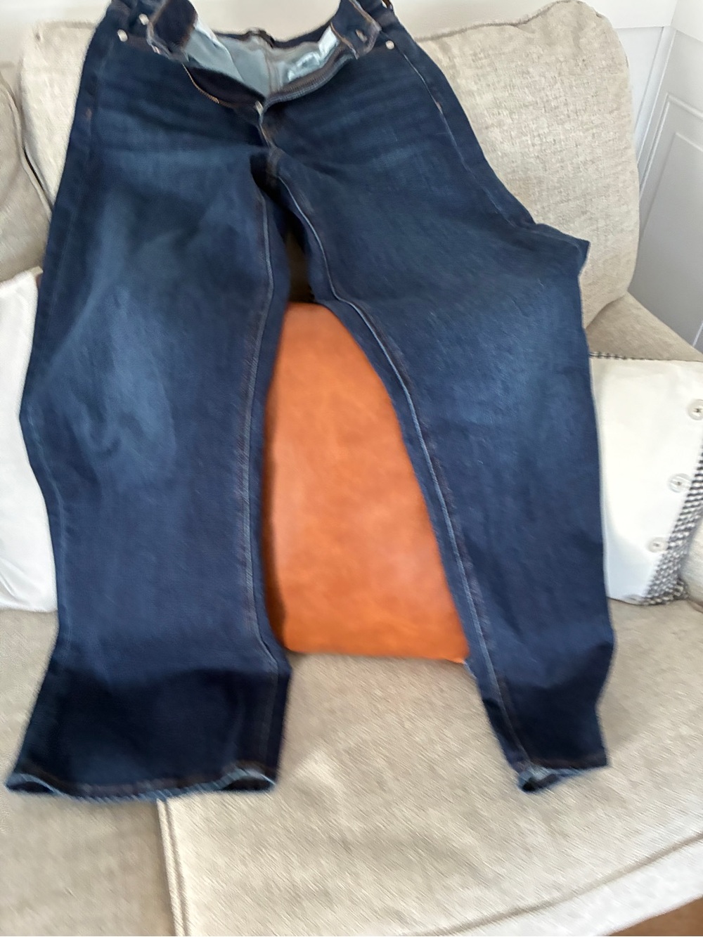 Quince Dark Blue Women's Straight-Leg Jeans